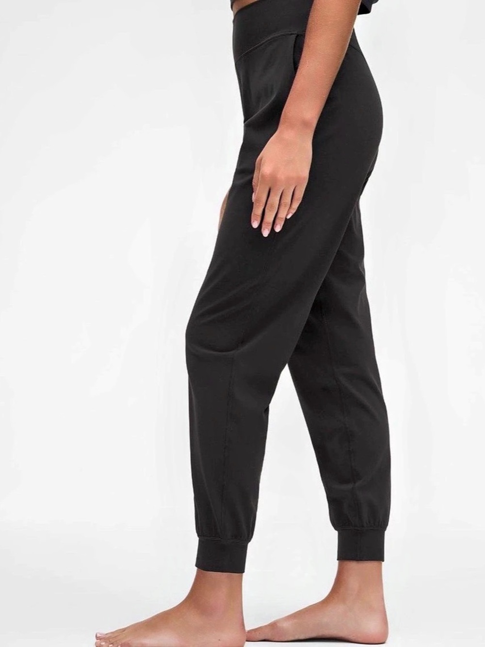 lululemon High Rise Jogger Black Pants